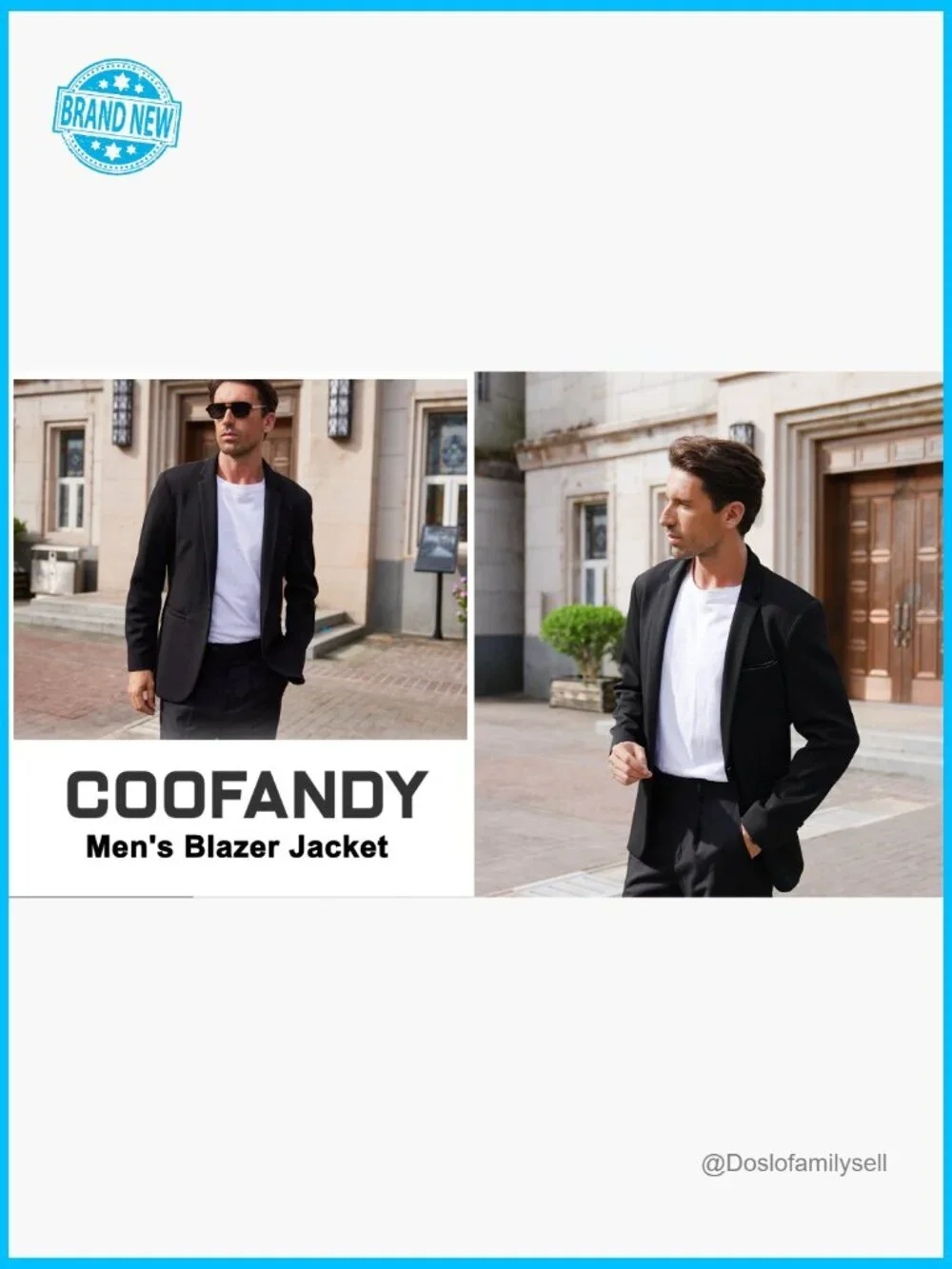 Slim Fit Sport Coat Blazer Classic Modern Casual Business Formal Wear